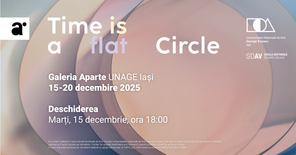 Expoziția „Time is a flat Circle” (decembrie 2025)